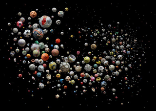 Illustration for article titled This Galactic Mass of Soccer Balls Were Found in Oceans Around the World